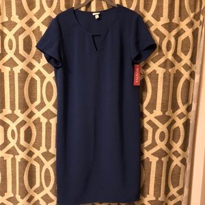 Dark blue dress